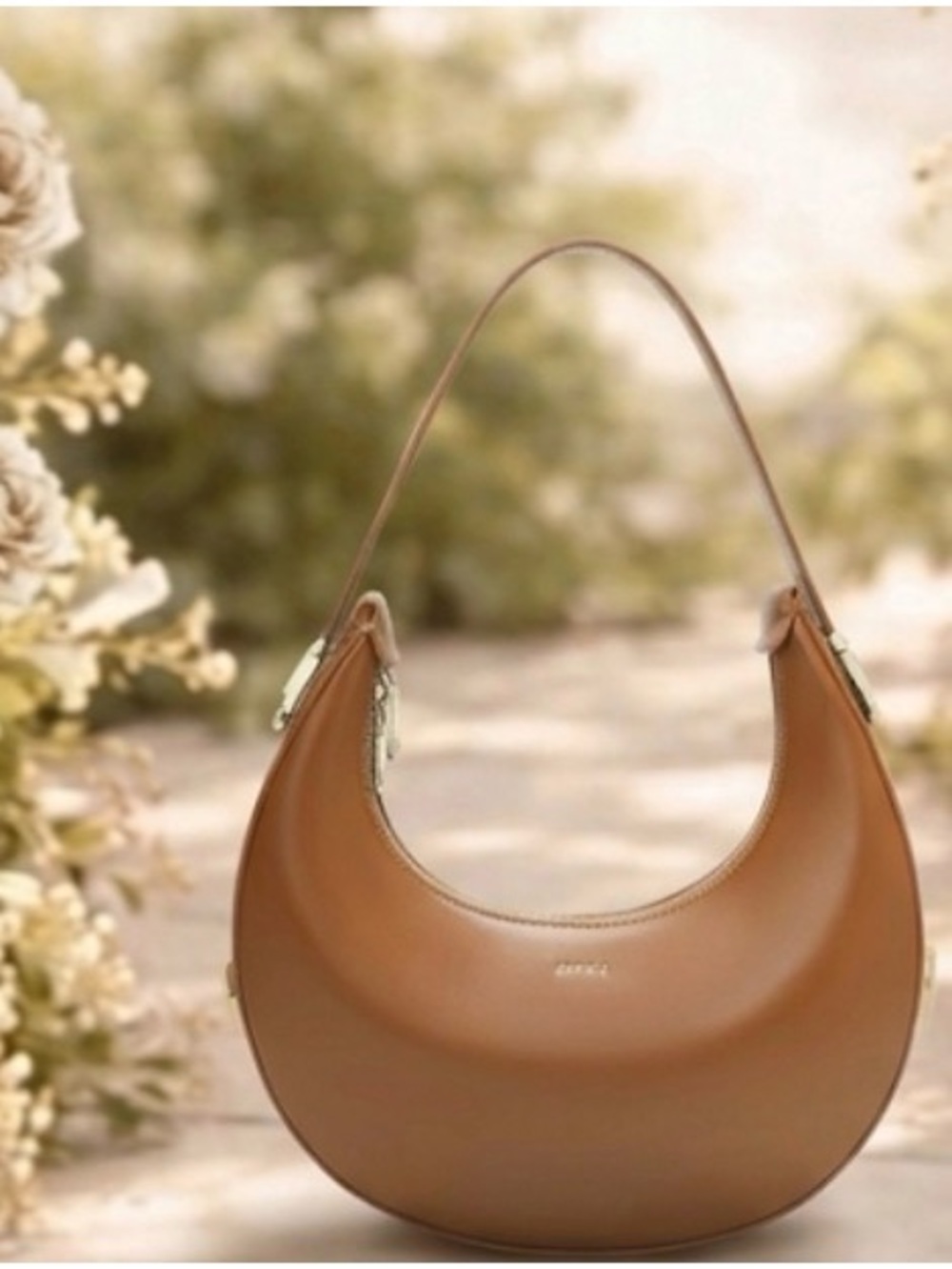 Keyli Brown Hobo Shoulder Bag Adjust Strap Hobo
